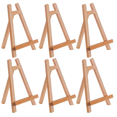 Tabletop Display Stand Artist canvas Easel,Beechwood Tripod for kids Painting easel artists painting set
