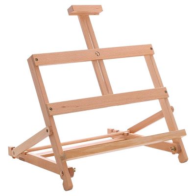 Tabletop Display Stand Artist canvas Easel,Beechwood Tripod for kids Painting easel artists painting set