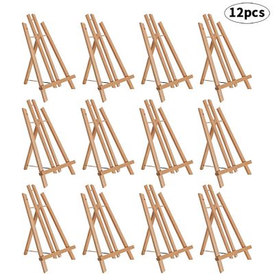 Tabletop Display Stand Artist canvas Easel,Beechwood Tripod for kids Painting easel artists painting set