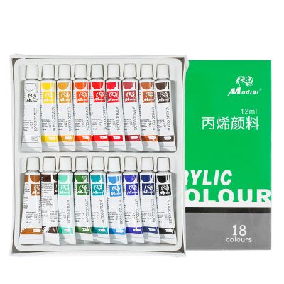 Acrylic Paint for Kids drawing Good Price of Sale Wholesale 18 colors artist metallic acrylic paint