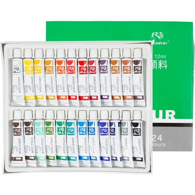 Acrylic Paint for Kids Diy Drawing Good Price of Sale Wholesale Colorful 24 Color Set Painting