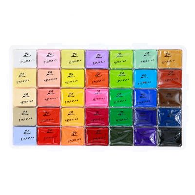 Nano gouche paint set 35 colours professinal gouache safe for kids
