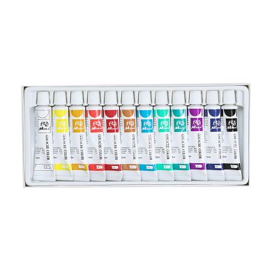 Professinal gouache pigment set 12 colours gouache safe