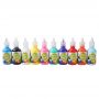 wholesale OEM Puffy Paint SET 3D Permanent Fabric Paint For Textile DIY vibrant color acrylic art paint with brush