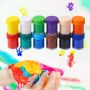 Hot sale washable painting non- toxic 8oz 12 colors artist kids diy Tempera finger paints loose or packing set accept OEM