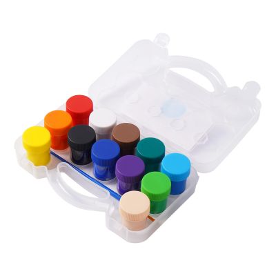 Wholesale Safe Finger Paint Set For Kids diy Non-toxic Eco-friendly Bright Painting for Christmas gifts with 30ml 12 colours