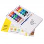 Wholesales supplier best gift kids tempera finger paint with 20ml 24colors Non toxic DIY washable finger paints for children