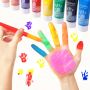 Amazon berocks the Best Crafts High Quality Wholesale acrylic Pigments 1oz Washable Finger Paint Acrylic Paint for Kids