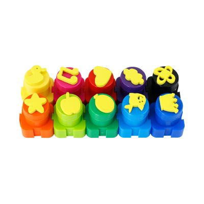 Wholesale hot selling Creative Art 10 Colors DIY drawing Non-toxic Finger Painting Set Kids diy Acrylic Washable finger paint