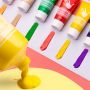 Hot selling best gift kids craft finger paints with 20ml 24colors Non toxic DIY washable Tempera finger paint for children