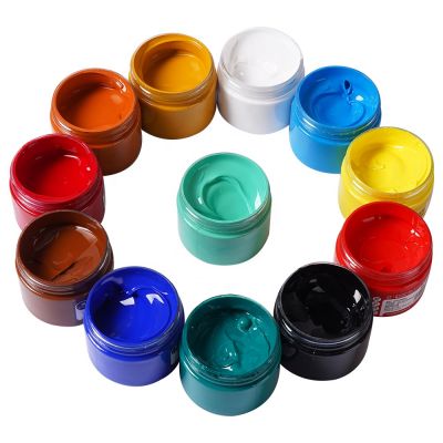 Professional china supplier 100ml 250ml Bottles Water-Based Matte Finish art acrylic colors paint set acrylic set for artist