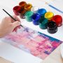 Good quality 250ml 48 Colors Non-Toxic Waterproof Permanent acrylic paint sets artist for Beginner cheap price accept OEM