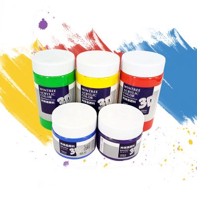 1200ml Acrylic Pouring Paint Pre-Mixed High Flow Liquid Acrylic Paint For Canvas Wood Stone