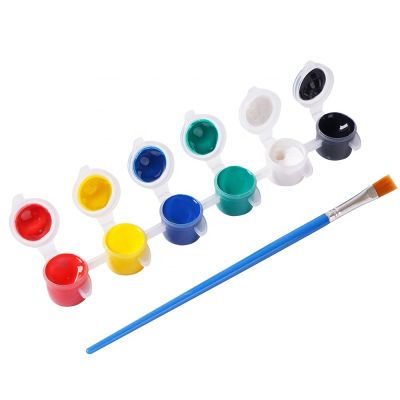 Non toxic 5ml acrylic artistic paint set ,12colors paint by numbers canvas acrylic(12*5ml)