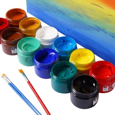 berocks Artist Acrylic paint sets 80ml Cheap price Non-toxic acrylic painting set professional DIY for artist packing set
