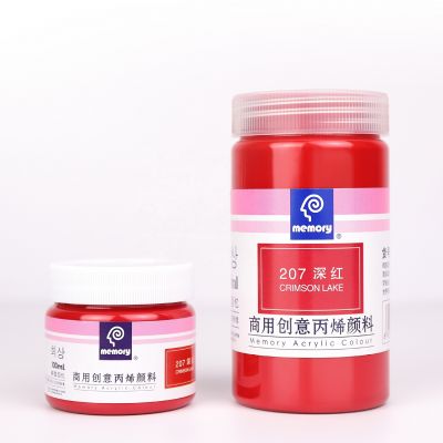 Premium 24 colors100ml DIY wall painting waterproof and sun resistant acrylic paint with plastic bottle for art beginners