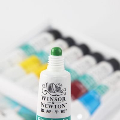 Winsor and Newton 12/18/24 colours 10ml artist professional plastic tube acrylic colour paint set