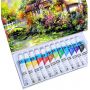 2021 Premium non-toxic Hot-selling 12 colors 12ml acrylic paint set for professional artists and students
