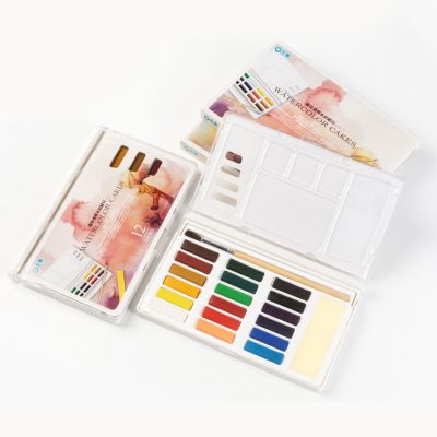 Simbalion 12/18/36 colours high quality transparent solid watercolor paint set