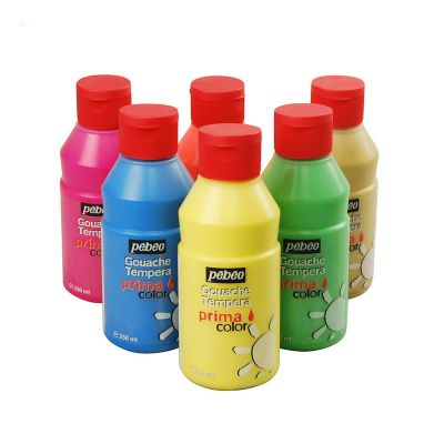 Pebeo 250ml 30 colors non toxic Gouache Colour Paint for children kids