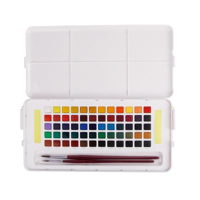 Sakura - 12/15/18/24/30/36/48/60/72 petit colours high quality transparent solid watercolour paint set