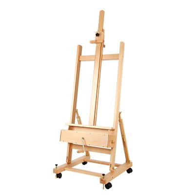 High Quality Top Quality Adjustable Different Angle Artist Master Single Level wooden easel