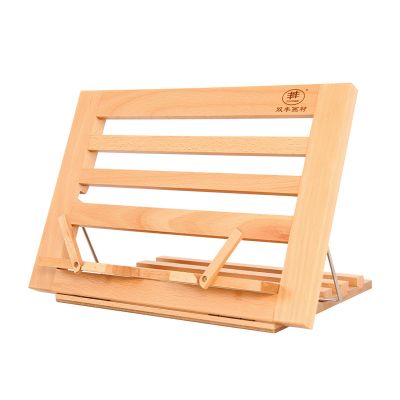 Factory Sale Beech Folding Book Wooden Bookrack Table Easel