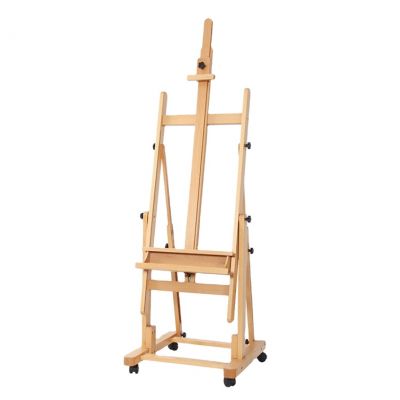 Professional Master Studio Easel Beech Wooden Easel Art Professional Easel with Casters