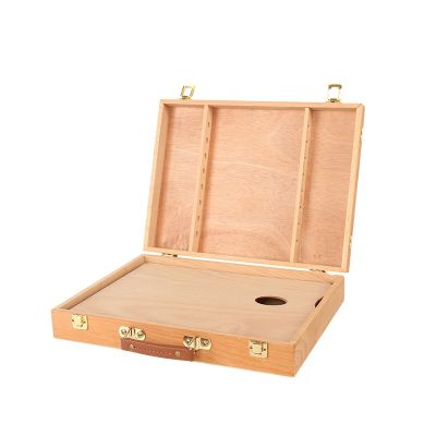 Multi-Function Tool Box Wooden Laptop Tools Box Beech Wood