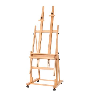 Heavy-Duty H-Frame Easel Ideal for Large Canvases or Panels up to 100