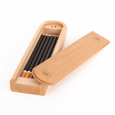 Custom Wooden Opening Artist Brush Drawing Sculpture Painting Tool Box