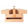 Multi-Purpose Wooden Art Box Commercial Artist Storage Box With Drawer , Wooden Craft Storage Box For Paintings