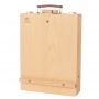 Folding Wooden Easel Sketch Table Stand Adjustable Artist Drawing Board Portable Painting Box Oil Painting Easels Art Supplies