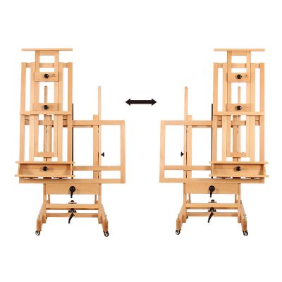 Heavy-Duty Beech Display Easel Art Master Sliding Easel Artist Master Studio Parts Painting Easel DHJ-6