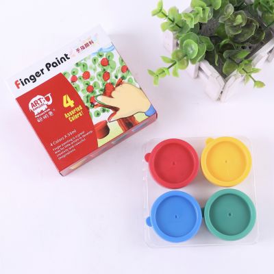 Finger paint finger color set washable paint kids