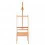 Adjustable Floor Wooden Artist Easel H-Frame with Art Supply Storage Drawer