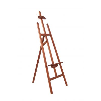 Studio Designs Museum Easel for Painting and Displaying Art in Natural Wood