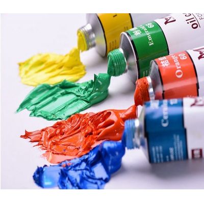 Professional fine art oil paint tube 180 ml oil colours