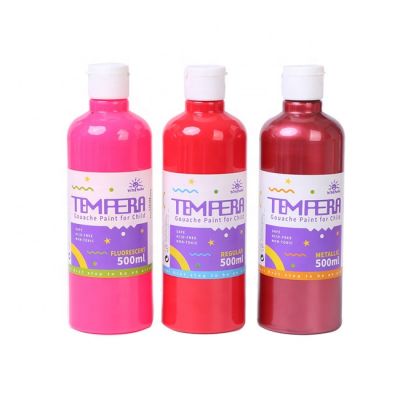 Kids Tempera Finger Paint Colors 500 ml