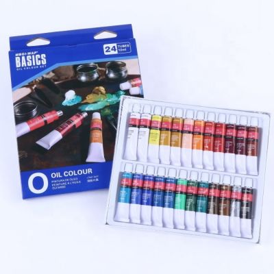 24 colors oil color set oil paints student set