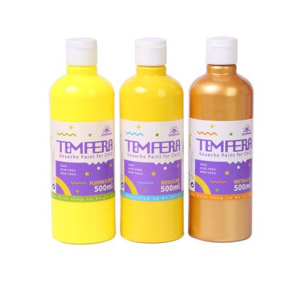 Kids Tempera Finger Paint Colors 500 ml