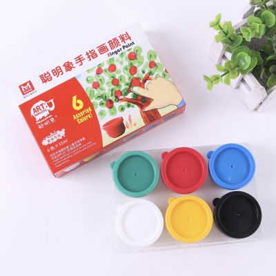 Kids finger paint washable diy paint set 35ml * 6 colors