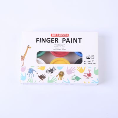 Art Rangers Finger Paint Kids Washable Tempera Paint Set Diy Hand Paint Kit