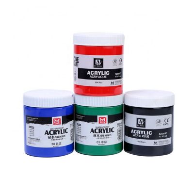Professional Acrylic Paintl Artist Outdoor Wall Acrylic Colors 500 ml 1 Litter