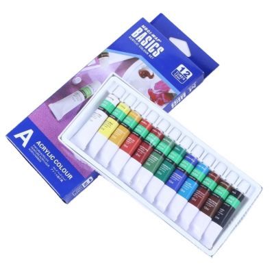 Promotional acrylic paint set 12 colors