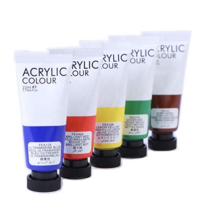 Art Rangers Acrylic Paint Kit 22 ml 12 Colours Free Samples Art Acrylic Colors Paint Set