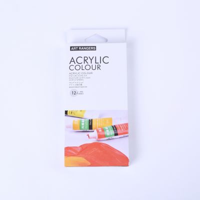 High Quality Professional Art Supply 12 colors Acrylic paint Non Toxic Eco-friendly Acrylic Paint Set