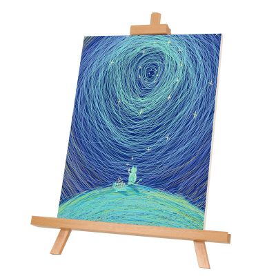 Hot Selling Desk Easel Stand Wood Foldable Easel Table Display Beech Wood Easel for Painting Lovers