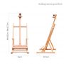 Big Table Easel Adjustable Solid Wood Easel for Studio Professional Artists Folding Top Quality Wood Easel