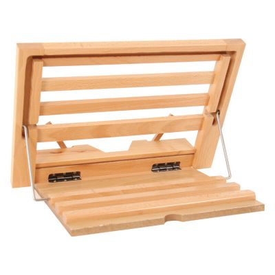 Wholesale Beech Wood Easel Folding Table Easel Adjustable Bookrack Wooden Easel for Painting School and Studio